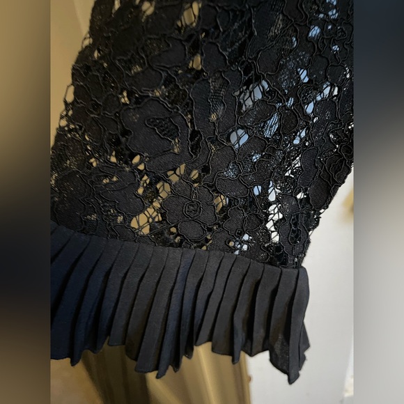 J. Crew NWT Black Lace Ruffle Blouse - Picture 11 of 15